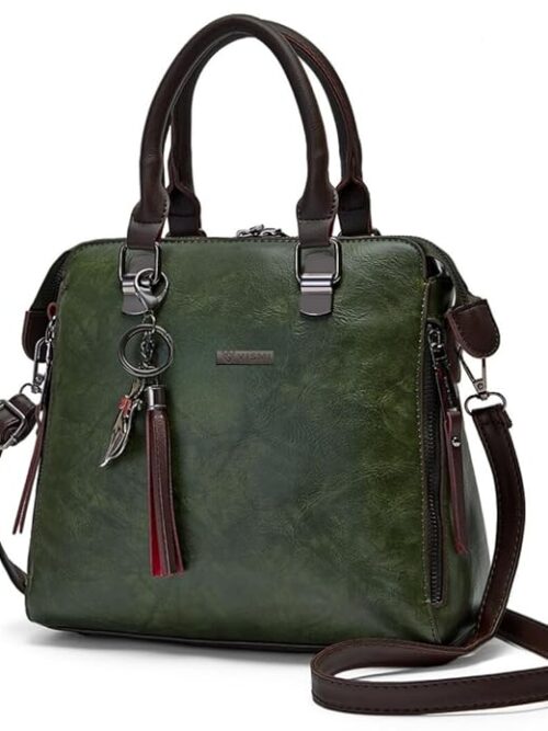 VISMIINTREND Stylish Leather Small Handbag Box Satchel Shoulder Sling Bags for Women | Ladies Purse | Travel| Office | Birthday | Anniversary | Gift | Wife | Mother | Wedding | Rakhi Gifts for Sisters