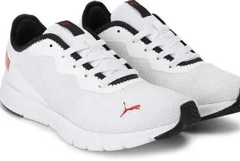 PUMA  Hustle V2 Running Shoes For Men  (White , 7)#JustHere